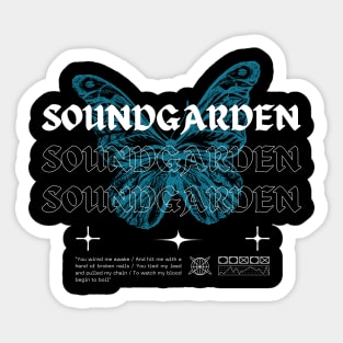 Soundgarden // Butterfly Sticker